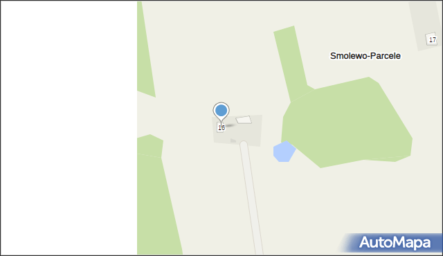 Smolewo-Parcele, Smolewo-Parcele, 16, mapa Smolewo-Parcele