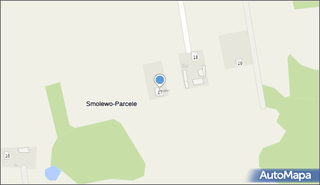 Smolewo-Parcele, Smolewo-Parcele, 17, mapa Smolewo-Parcele