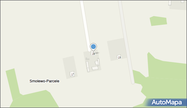 Smolewo-Parcele, Smolewo-Parcele, 18, mapa Smolewo-Parcele