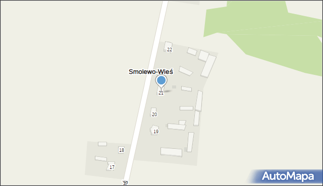 Smolewo-Wieś, Smolewo-Wieś, 21, mapa Smolewo-Wieś