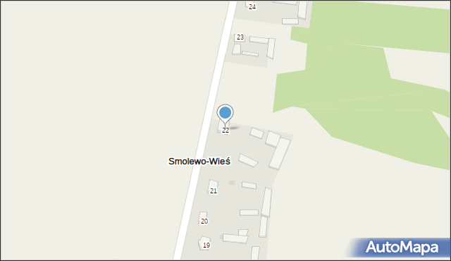 Smolewo-Wieś, Smolewo-Wieś, 22, mapa Smolewo-Wieś