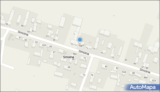 Smolna, Smolna, 70a, mapa Smolna