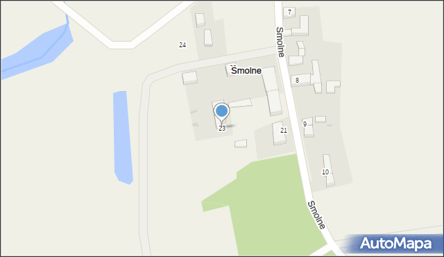 Smolne, Smolne, 23, mapa Smolne