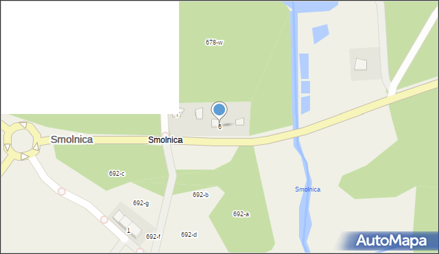 Smolnica, Smolnica, 6, mapa Smolnica