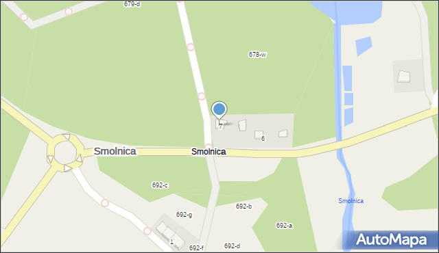 Smolnica, Smolnica, 7, mapa Smolnica