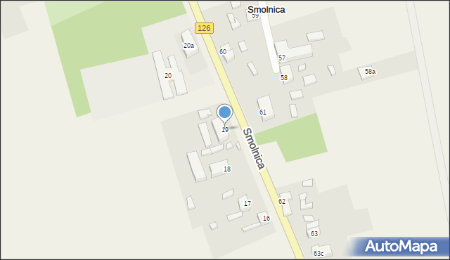 Smolnica, Smolnica, 19, mapa Smolnica