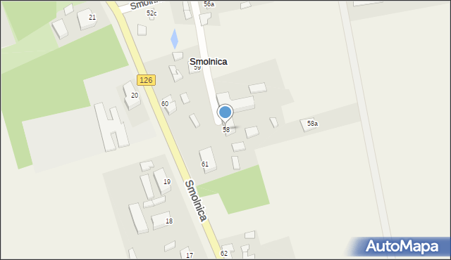 Smolnica, Smolnica, 58, mapa Smolnica