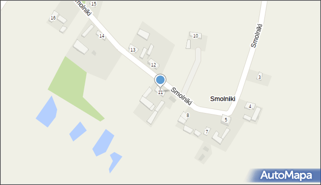 Smolniki, Smolniki, 11, mapa Smolniki