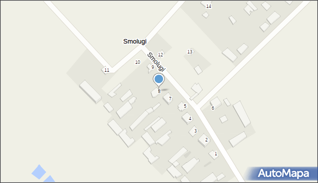 Smolugi, Smolugi, 8, mapa Smolugi