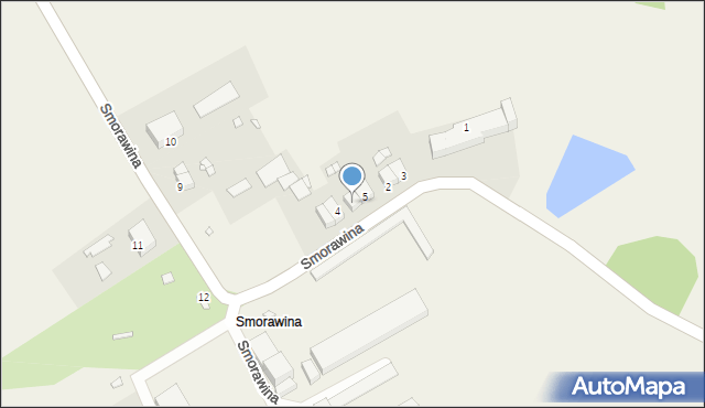 Smorawina, Smorawina, 5a, mapa Smorawina