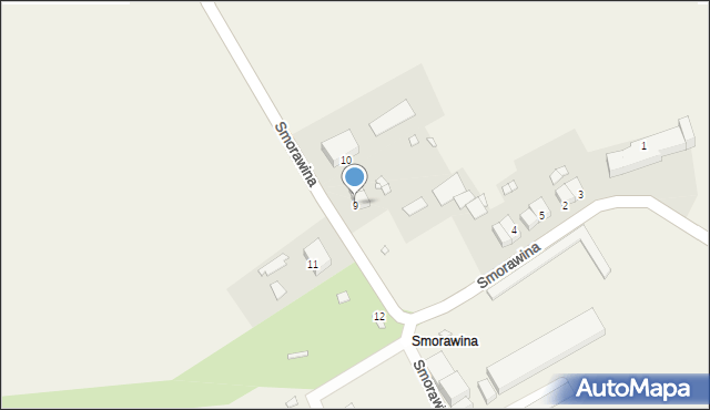 Smorawina, Smorawina, 9, mapa Smorawina