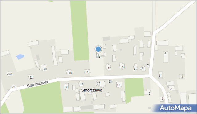 Smorczewo, Smorczewo, 14, mapa Smorczewo