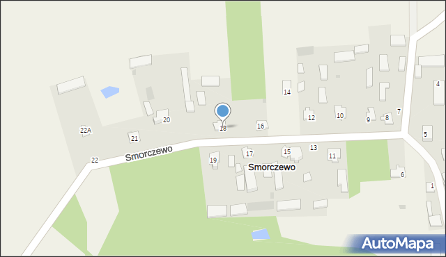 Smorczewo, Smorczewo, 18, mapa Smorczewo