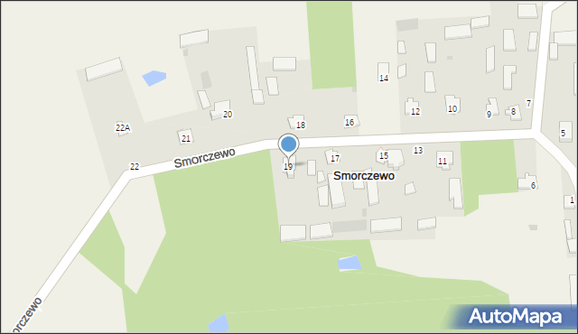 Smorczewo, Smorczewo, 19, mapa Smorczewo