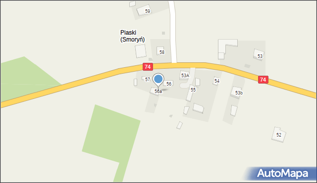 Smoryń, Smoryń, 56a, mapa Smoryń