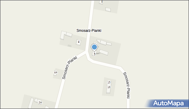 Smosarz-Dobki, Smosarz-Pianki, 5, mapa Smosarz-Dobki