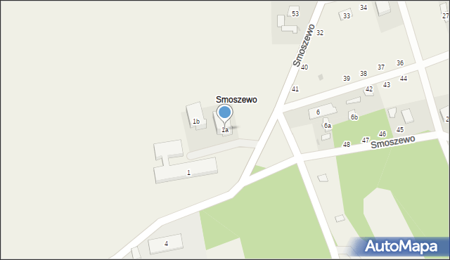 Smoszewo, Smoszewo, 1a, mapa Smoszewo