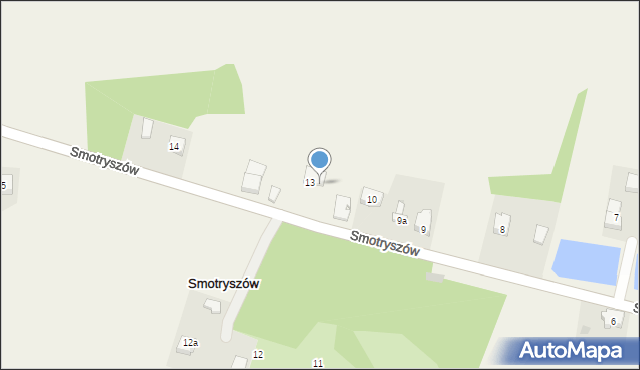 Smotryszów, Smotryszów, 13a, mapa Smotryszów