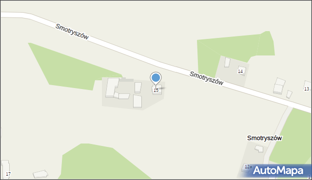 Smotryszów, Smotryszów, 15, mapa Smotryszów