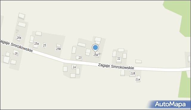 Smroków, Smroków, 23a, mapa Smroków