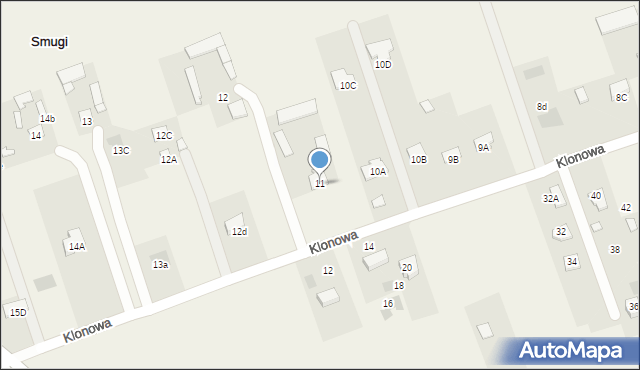 Smugi, Smugi, 11, mapa Smugi