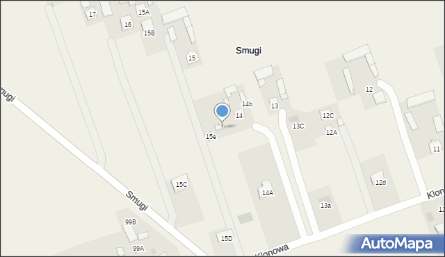 Smugi, Smugi, 15f, mapa Smugi