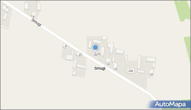 Smugi, Smugi, 11, mapa Smugi