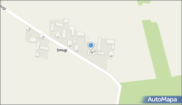 Smugi, Smugi, 13a, mapa Smugi