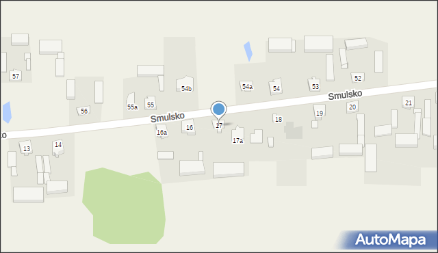 Smulsko, Smulsko, 17, mapa Smulsko