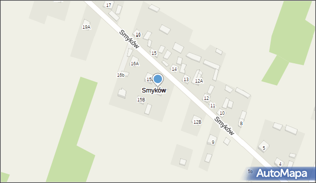 Smyków, Smyków, 14A, mapa Smyków