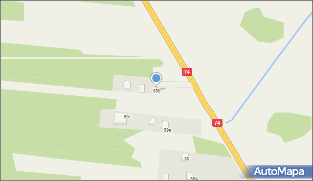 Smyków, Smyków, 89b, mapa Smyków