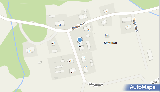 Smykowo, Smykowo, 10, mapa Smykowo