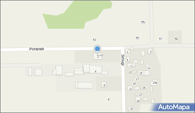 Stare Lipiny, Smugi, 2, mapa Stare Lipiny