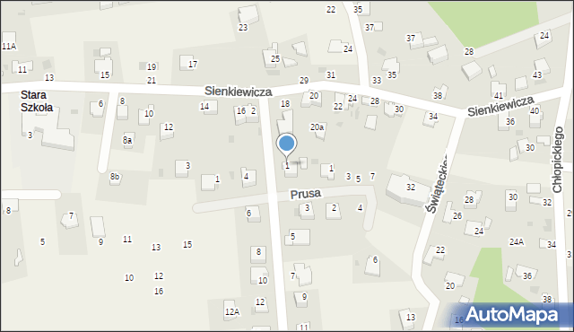 Tenczynek, Smoczyńskiego Wincentego, ks., 1, mapa Tenczynek