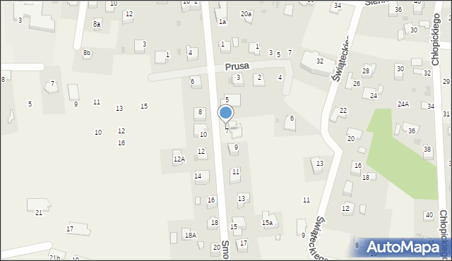 Tenczynek, Smoczyńskiego Wincentego, ks., 7, mapa Tenczynek
