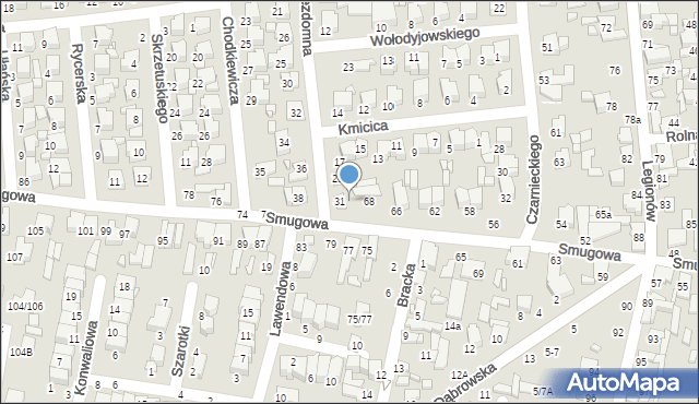 Tomaszów Mazowiecki, Smugowa, 70, mapa Tomaszów Mazowiecki