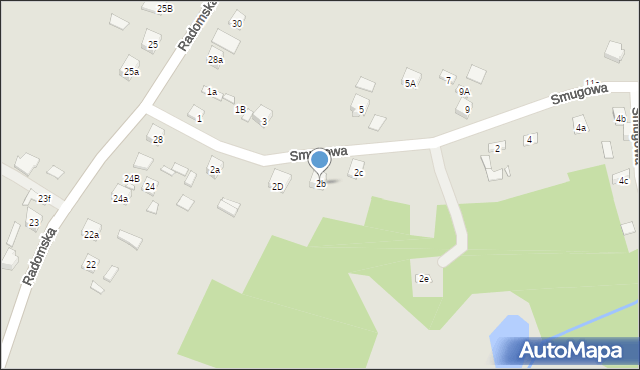 Wąchock, Smugowa, 2b, mapa Wąchock