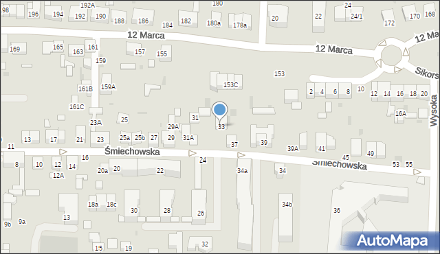 Wejherowo, Śmiechowska, 35, mapa Wejherowo