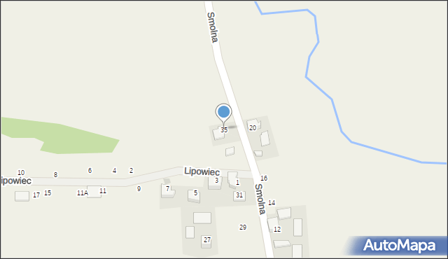 Wilczkowice, Smolna, 35, mapa Wilczkowice