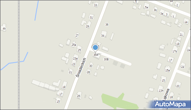 Janowiec Wielkopolski, Śniadeckich, 30A, mapa Janowiec Wielkopolski