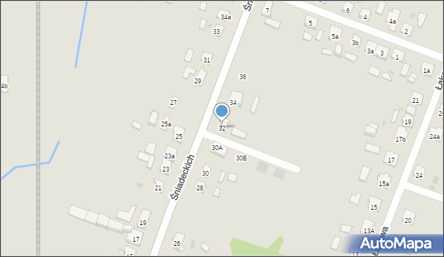 Janowiec Wielkopolski, Śniadeckich, 32, mapa Janowiec Wielkopolski