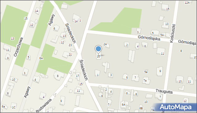 Konstancin-Jeziorna, Śniadeckich, 10, mapa Konstancin-Jeziorna