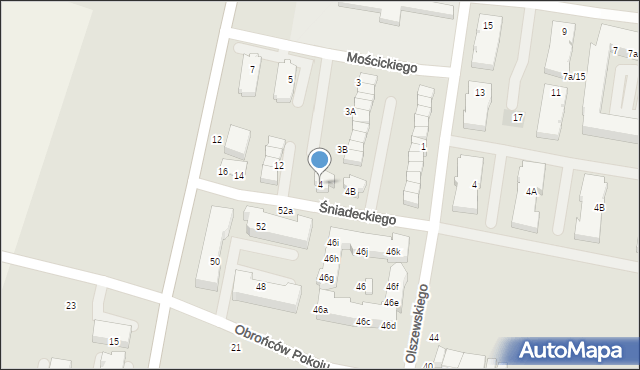 Pruszcz Gdański, Śniadeckiego Jędrzeja, 4, mapa Pruszcz Gdański