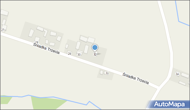 Śniadka Trzecia, Śniadka Trzecia, 32, mapa Śniadka Trzecia