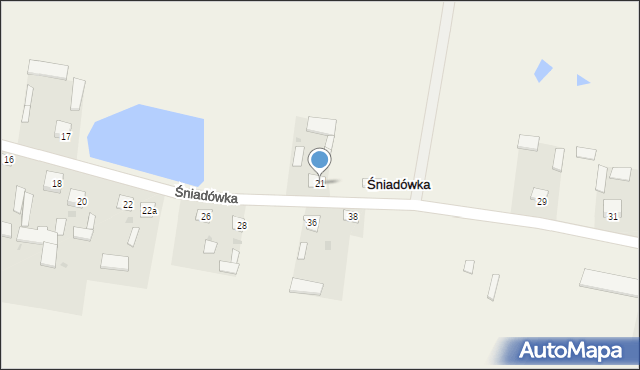 Śniadówka, Śniadówka, 21, mapa Śniadówka