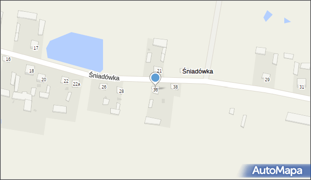 Śniadówka, Śniadówka, 36, mapa Śniadówka