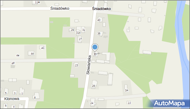 Śniadówko, Śniadówko, 4, mapa Śniadówko