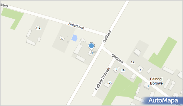 Śniadowo, Śniadowo, 23, mapa Śniadowo