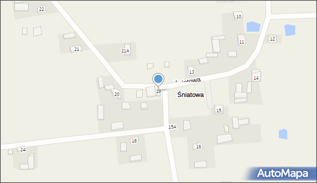 Śniatowa, Śniatowa, 19, mapa Śniatowa