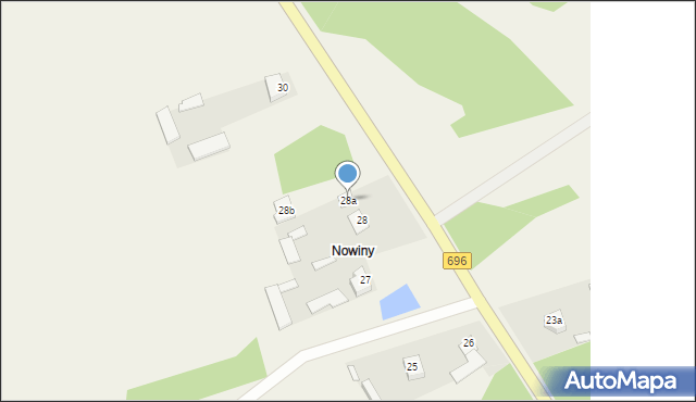 Śnice, Śnice, 28a, mapa Śnice